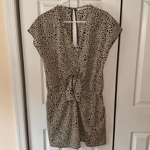 Women’s leopard print romper